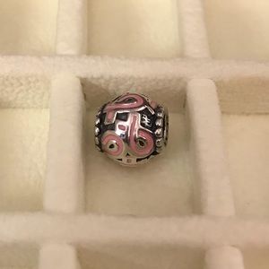 Pandora Breast Cancer Charm